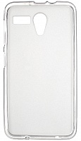 Чехол Drobak Elastic PU для Lenovo A606 (White Clear)