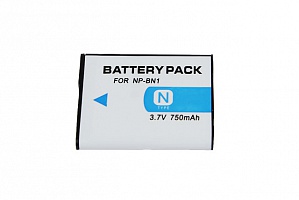 Акумулятор для фотокамери SONY NP-BN1/White/Li-ion/3.7V/750mAh