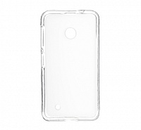 Чехол Drobak Elastic PU для Nokia Lumia 530 Dual Sim (White Clear)