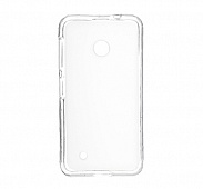 Чехол Drobak Elastic PU для Nokia Lumia 530 Dual Sim (White Clear)