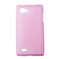 Чехол Drobak Elastic PU для LG Optimus 4X HD P880 (Pink)
