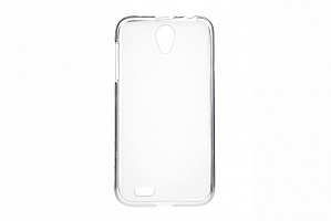 Чехол Drobak Elastic PU для Lenovo A850 (White Clear)