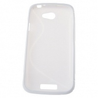Чехол Drobak Elastic Rubber для HTC One S (White)