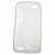 Чехол Drobak Elastic Rubber для HTC One V T320e (Grey-clear)