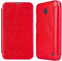 Чехол Vellini Book Style для Nokia Lumia 630 Quad Core Dual Sim (Red)