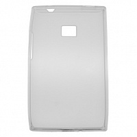 Чехол Drobak Elastic PU для LG Optimus L3 E400 (White)