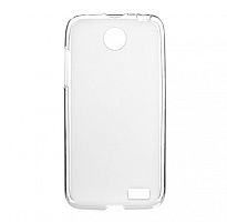 Чехол Drobak Elastic PU для Lenovo A516 (White Clear)