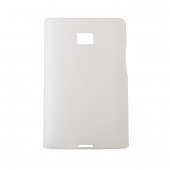 Чехол Drobak Elastic PU для LG Optimus L3 E405 (White)