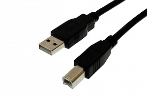 Кабель Drobak USB 2.0 AM–BM 3,0м, феррит, для принтера