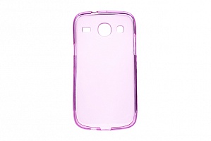 Чехол Drobak Elastic PU для Samsung Galaxy Core I8262 (Pink Clear)