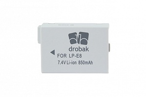 Акумулятор для фотокамери Canon LP-E8/Grey/Li-ion/7.4V/850mAh