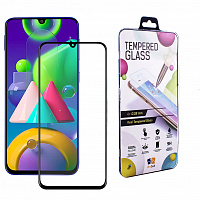 Защитное стекло - пленка Drobak Ceramics для Samsung Galaxy M21 (Black) (121228)