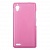 Чехол Drobak Elastic PU для Fly IQ4412 (Pink/Clear)