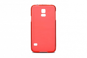 Чехол Drobak Elastic PU для Samsung Galaxy S5 G900 (Red Clear)