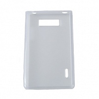 Чехол Drobak Elastic PU для LG Optimus L7 P705 (White)