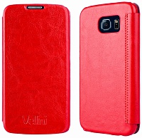 Чехол-книжка Vellini Book Style для Samsung Galaxy S6 SS (Red)