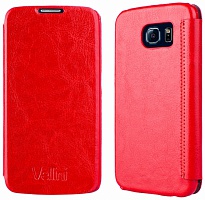 Чехол-книжка Vellini Book Style для Samsung Galaxy S6 SS (Red)