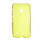 Чехол Drobak Elastic PU для Nokia Lumia 530 Dual Sim (Yellow Clear)