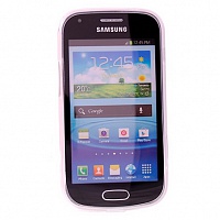Чехол Drobak Elastic PU для Samsung S7562 (White)