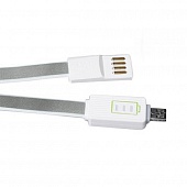 Универсальный кабель Drobak Lux Power Micro USB 2.0 1,0м Steel