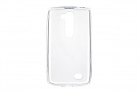 Чехол Drobak Elastic PU для LG L Fino Dual D295 (White Clear)