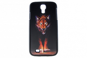 Чехол Drobak 3D для Samsung Galaxy S IV "Тигр-Волк"