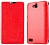 Чехол Vellini Book Style для Huawei Honor 3C (Red)