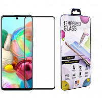 Защитное стекло Drobak для Samsung Galaxy A71 (Black) (454518)