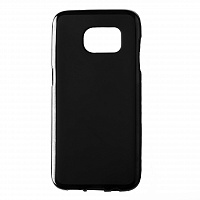 Накладка Drobak Elastic PU для Samsung Galaxy S7 edge Duos (Black)