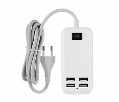 Универсальное зарядное устройство Drobak Quatro USB - 220В (White)