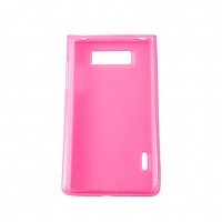 Чехол Drobak Elastic PU для LG Optimus L7 P705 (Pink)