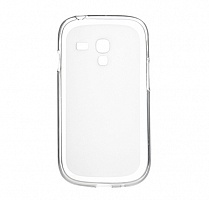 Чехол Drobak Elastic PU для Samsung Galaxy S3 Mini Neo i8200 (White Clear)