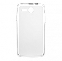 Чехол Drobak Elastic PU для Lenovo A680 (White Clear)