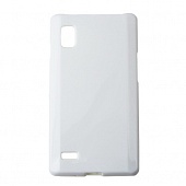 Чехол Drobak Elastic PU для LG Optimus L9 P765 (White)