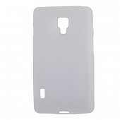 Чехол Drobak Elastic PU для LG Optimus P713 (White Clear)