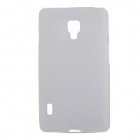 Чехол Drobak Elastic PU для LG Optimus P713 (White Clear)