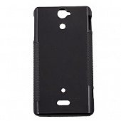 Чехол Drobak Elastic PU для Sony Xperia V LT25i (Black)