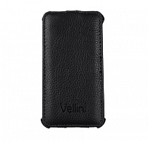 Чехол Vellini Lux-flip для Nokia Lumia 530 Dual Sim (Black)