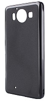 Накладка Drobak Elastic PU для Microsoft Lumia 950 (Black)