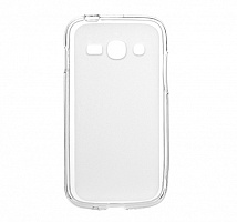 Чехол Drobak Elastic PU для Samsung Galaxy Ace 3 Duos S7272 (White Clear)