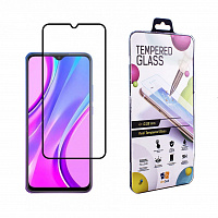 Защитное стекло Drobak для Xiaomi Redmi 9A Full Cover Full Glue (Black) (222233)