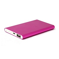 УМБ Drobak Power Bank Alum-4000 (Li-Pol/Pink)