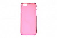 Накладка Drobak Elastic PU для Apple Iphone 6/6S (Pink Clear)