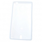 Чехол Drobak Elastic Rubber для Sony Xperia Sola MT27i (White)