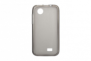 Чехол Drobak Elastic PU для Lenovo A369 (Grey/Clear)