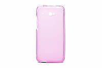 Чехол Drobak Elastic PU для HTC Desire 601 (Pink Clear)