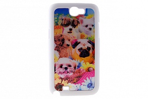 Чехол Drobak 3D для Samsung Galaxy Note 2 "Щеночки"
